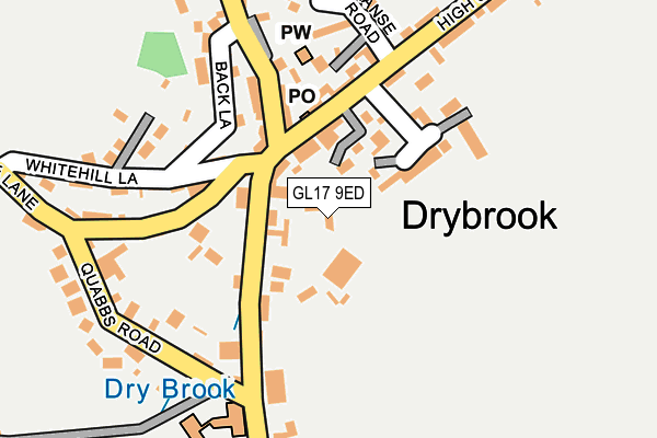 GL17 9ED map - OS OpenMap – Local (Ordnance Survey)