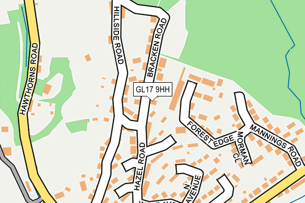 GL17 9HH map - OS OpenMap – Local (Ordnance Survey)