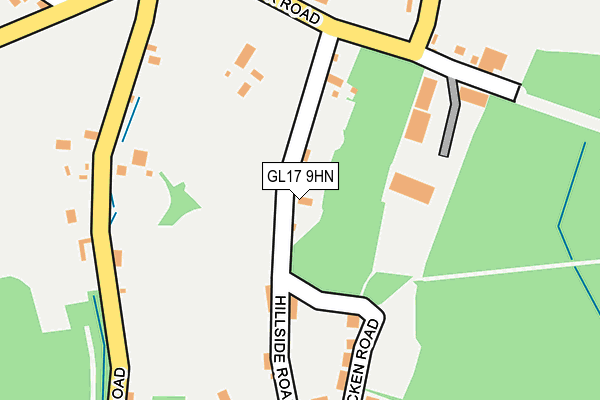 GL17 9HN map - OS OpenMap – Local (Ordnance Survey)