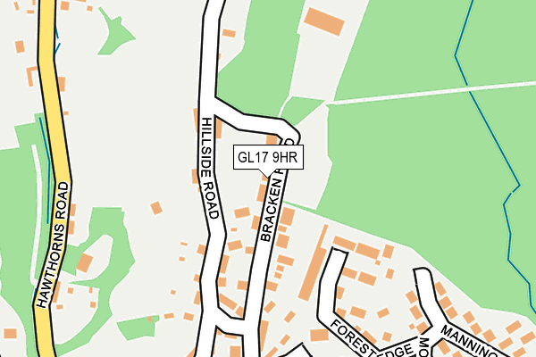 GL17 9HR map - OS OpenMap – Local (Ordnance Survey)
