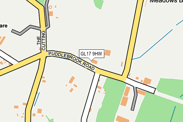 GL17 9HW map - OS OpenMap – Local (Ordnance Survey)