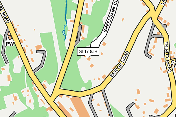 GL17 9JH map - OS OpenMap – Local (Ordnance Survey)