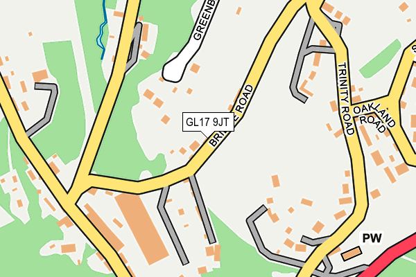 GL17 9JT map - OS OpenMap – Local (Ordnance Survey)