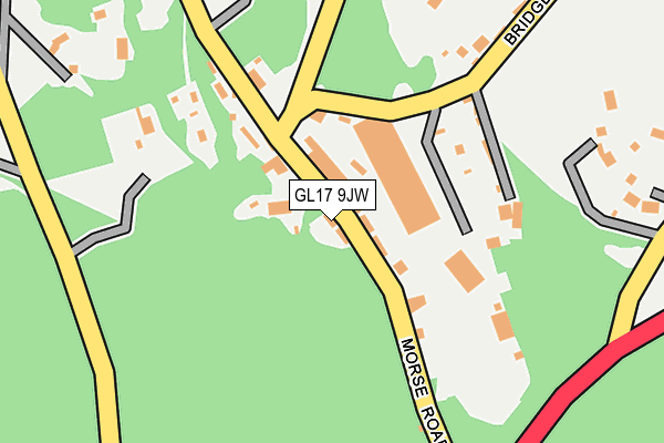 GL17 9JW map - OS OpenMap – Local (Ordnance Survey)