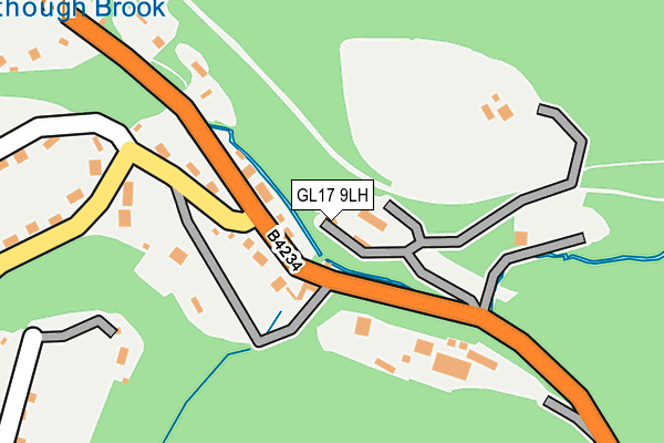 GL17 9LH map - OS OpenMap – Local (Ordnance Survey)