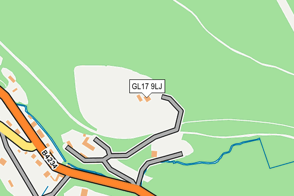 GL17 9LJ map - OS OpenMap – Local (Ordnance Survey)