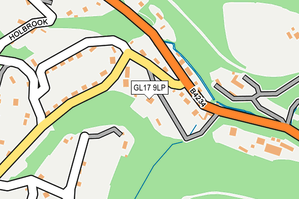GL17 9LP map - OS OpenMap – Local (Ordnance Survey)