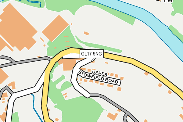 GL17 9NG map - OS OpenMap – Local (Ordnance Survey)