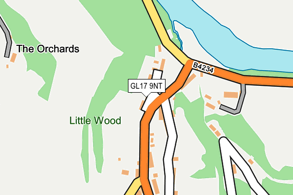 GL17 9NT map - OS OpenMap – Local (Ordnance Survey)