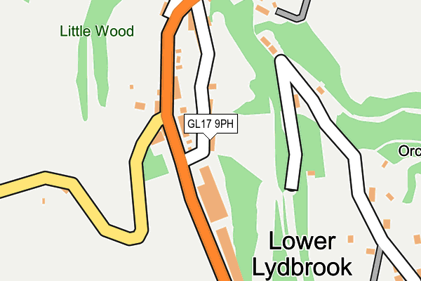 GL17 9PH map - OS OpenMap – Local (Ordnance Survey)