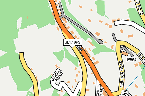 GL17 9PS map - OS OpenMap – Local (Ordnance Survey)