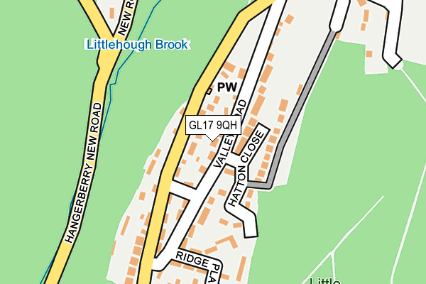 GL17 9QH map - OS OpenMap – Local (Ordnance Survey)