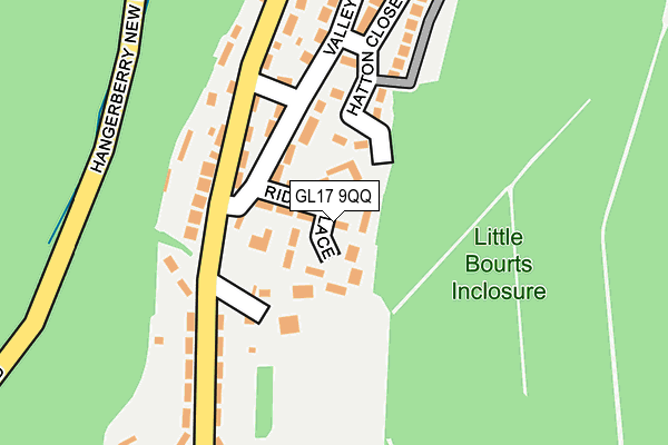 GL17 9QQ map - OS OpenMap – Local (Ordnance Survey)