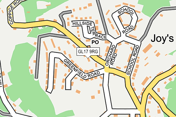 GL17 9RG map - OS OpenMap – Local (Ordnance Survey)