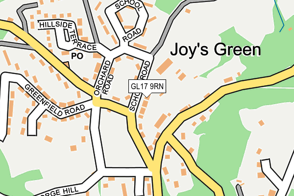 GL17 9RN map - OS OpenMap – Local (Ordnance Survey)