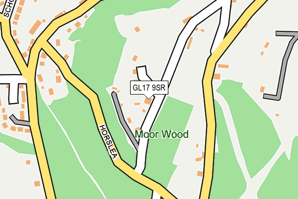 GL17 9SR map - OS OpenMap – Local (Ordnance Survey)