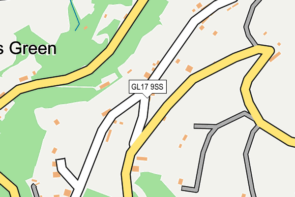 GL17 9SS map - OS OpenMap – Local (Ordnance Survey)