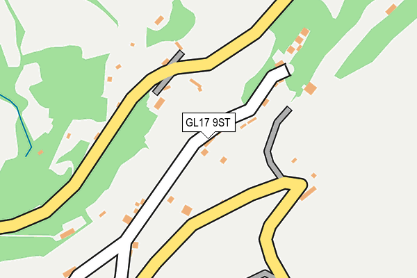 GL17 9ST map - OS OpenMap – Local (Ordnance Survey)