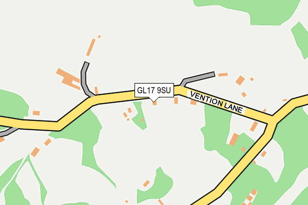 GL17 9SU map - OS OpenMap – Local (Ordnance Survey)
