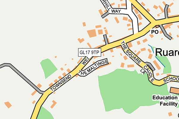 GL17 9TP map - OS OpenMap – Local (Ordnance Survey)