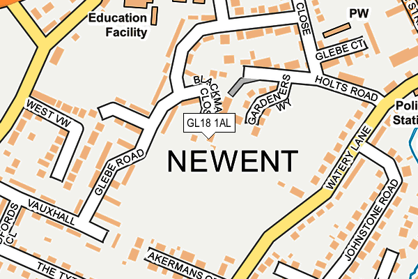 GL18 1AL map - OS OpenMap – Local (Ordnance Survey)