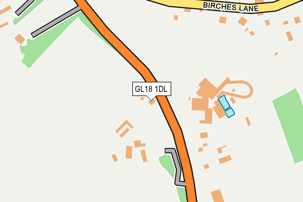 GL18 1DL map - OS OpenMap – Local (Ordnance Survey)