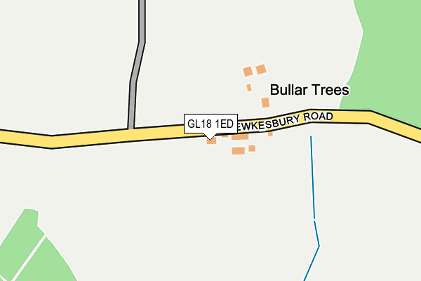 GL18 1ED map - OS OpenMap – Local (Ordnance Survey)