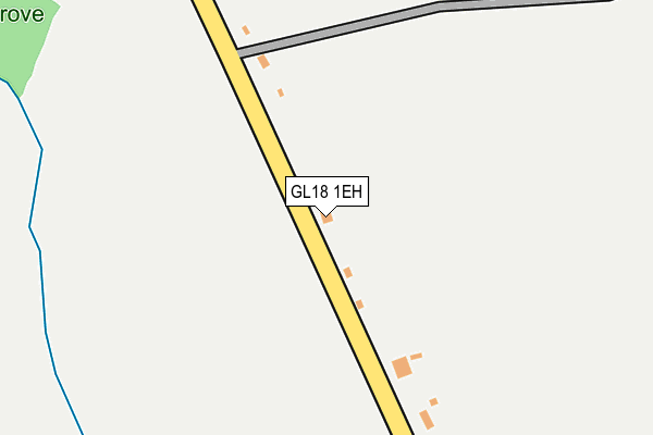 GL18 1EH map - OS OpenMap – Local (Ordnance Survey)