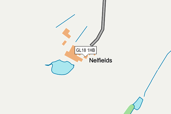 GL18 1HB map - OS OpenMap – Local (Ordnance Survey)