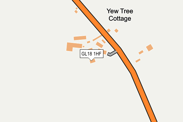 GL18 1HF map - OS OpenMap – Local (Ordnance Survey)