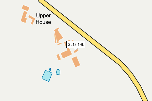 GL18 1HL map - OS OpenMap – Local (Ordnance Survey)