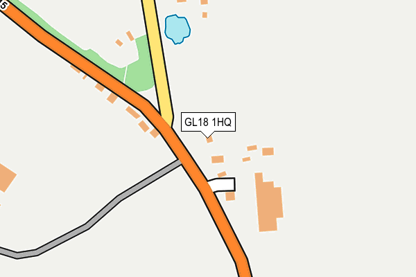 GL18 1HQ map - OS OpenMap – Local (Ordnance Survey)