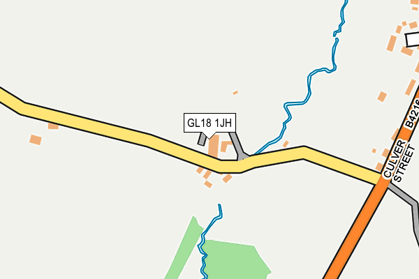 GL18 1JH map - OS OpenMap – Local (Ordnance Survey)
