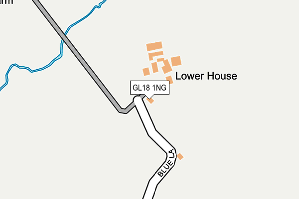 GL18 1NG map - OS OpenMap – Local (Ordnance Survey)