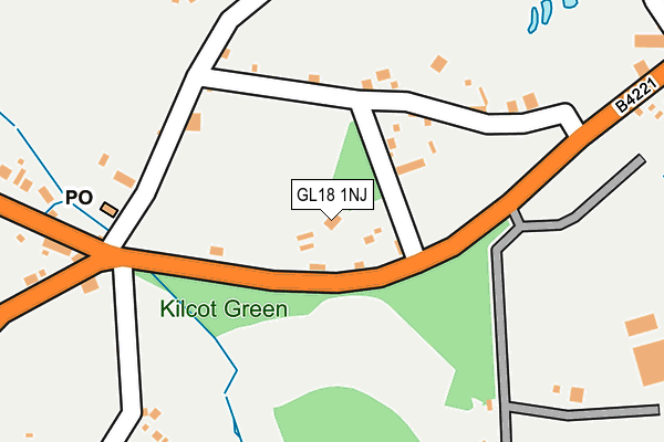 GL18 1NJ map - OS OpenMap – Local (Ordnance Survey)