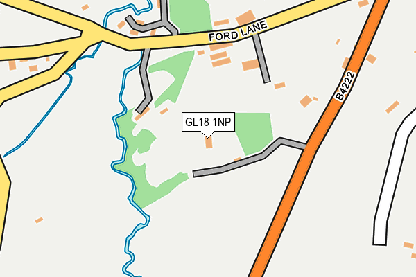 GL18 1NP map - OS OpenMap – Local (Ordnance Survey)