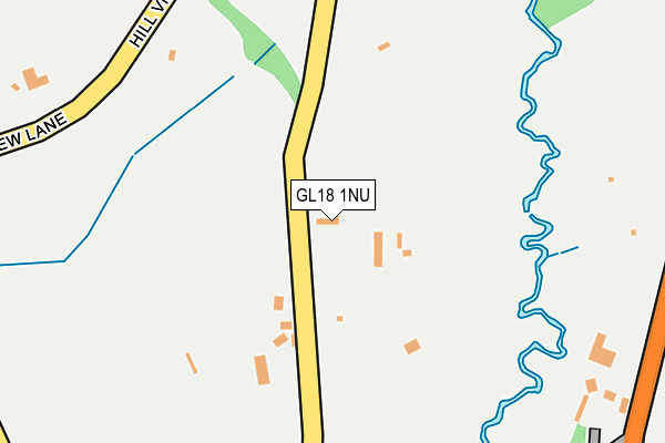 GL18 1NU map - OS OpenMap – Local (Ordnance Survey)