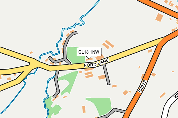 GL18 1NW map - OS OpenMap – Local (Ordnance Survey)