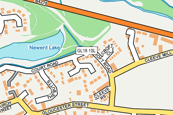 GL18 1SL map - OS OpenMap – Local (Ordnance Survey)