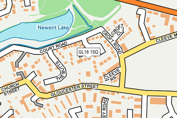 GL18 1SQ map - OS OpenMap – Local (Ordnance Survey)