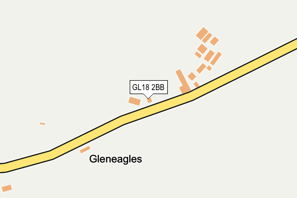 GL18 2BB map - OS OpenMap – Local (Ordnance Survey)