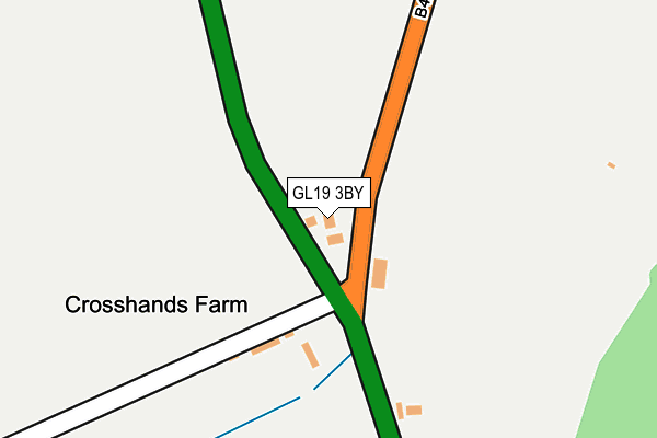 GL19 3BY map - OS OpenMap – Local (Ordnance Survey)