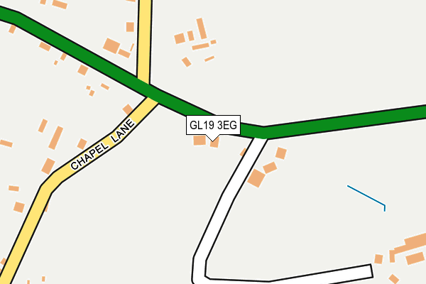 GL19 3EG map - OS OpenMap – Local (Ordnance Survey)