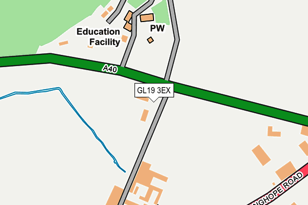 GL19 3EX map - OS OpenMap – Local (Ordnance Survey)