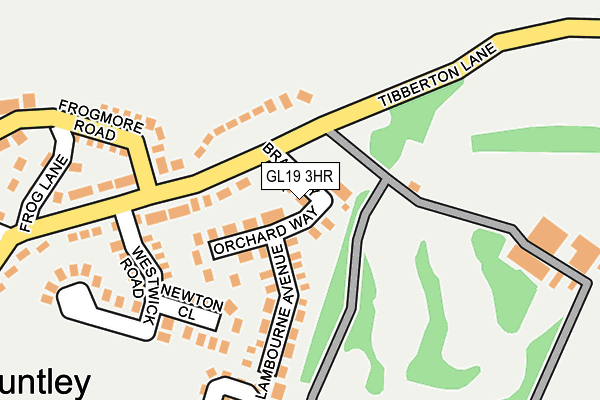 GL19 3HR map - OS OpenMap – Local (Ordnance Survey)