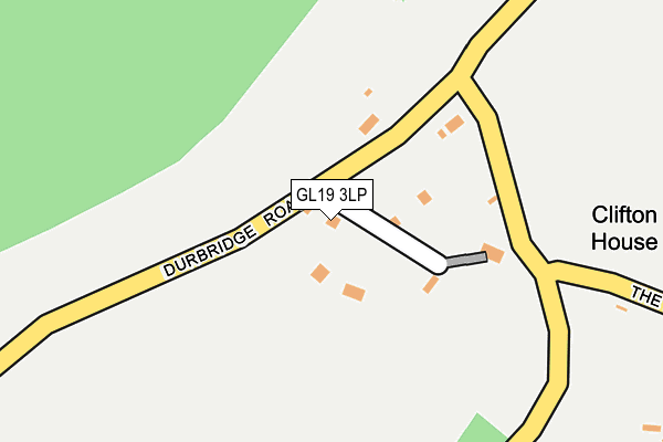 GL19 3LP map - OS OpenMap – Local (Ordnance Survey)
