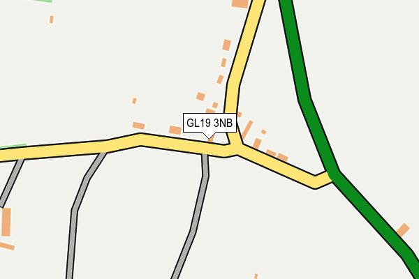 GL19 3NB map - OS OpenMap – Local (Ordnance Survey)