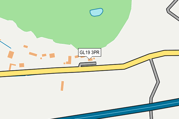 GL19 3PR map - OS OpenMap – Local (Ordnance Survey)
