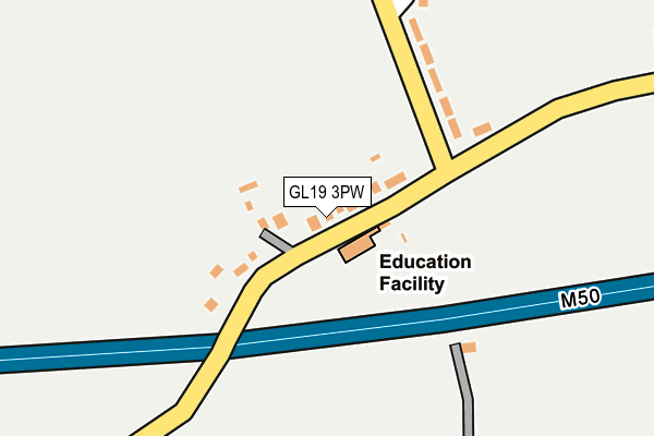 GL19 3PW map - OS OpenMap – Local (Ordnance Survey)