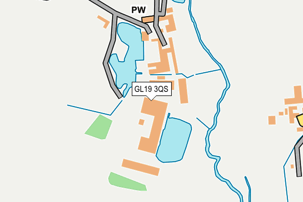GL19 3QS map - OS OpenMap – Local (Ordnance Survey)